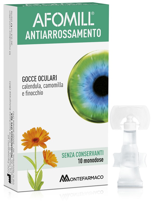 AFOMILL ANTIARROSSAMENTO SENZA CONSERVANTI 10 FIALE DA 0,5 ML - Farmacia Rossi2 - Farmacia Rossi 