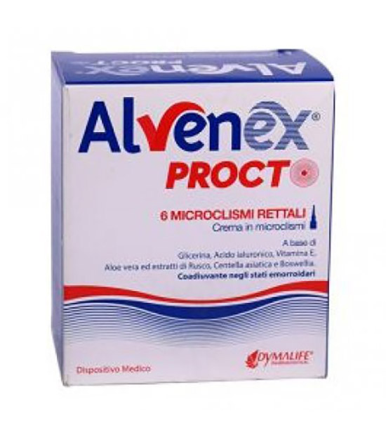 ALVENEX PROCTO MICROCLISMA 6 PEZZI DA 8 G - Farmacia Rossi2 - Farmacia Rossi 