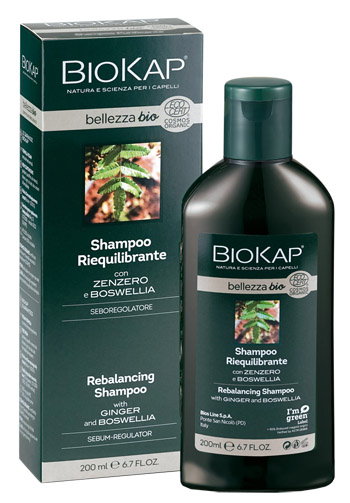 BIOKAP BELLEZZA BIO SHAMPOO RIEQUILIBRANTE COSMOS ECOCERT 200 ML - Farmacia Rossi2 - Farmacia Rossi 