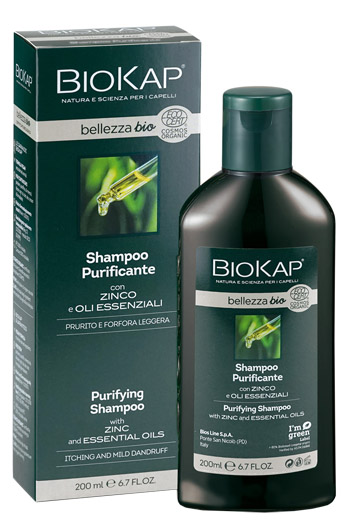 BIOKAP BELLEZZA BIO SHAMPOO PURIFICANTE COSMOS ECOCERT 200 ML - Farmacia Rossi2 - Farmacia Rossi 