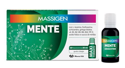 MASSIGEN MENTE 10 FLACONI DA 25 ML - Farmacia Rossi2 - Farmacia Rossi 