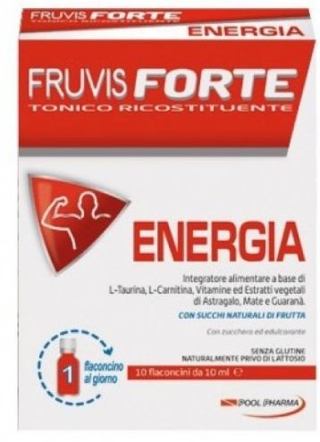 FRUVIS FORTE ENERGIA 10 FLACONCINI DA 10 ML - Farmacia Rossi2 - Farmacia Rossi 
