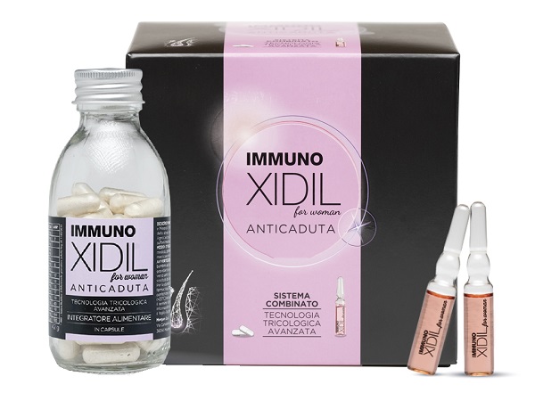 IMMUNOXIDIL DONNA KIT 60 CAPSULE + 15 FIALE - Farmacia Rossi2 - Farmacia Rossi 