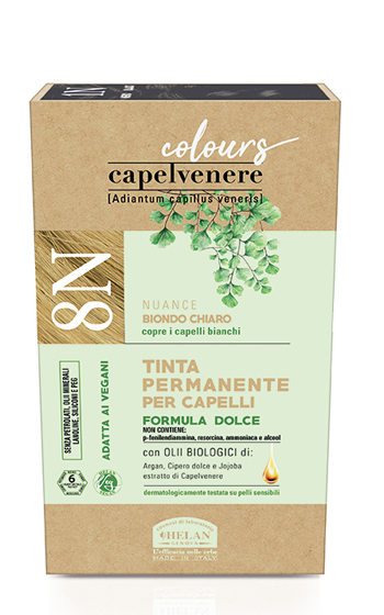 CAPELVENERE COLOURS TINTA CAPELLI 8N BIONDO CHIARO - Farmacia Rossi2 - Farmacia Rossi 