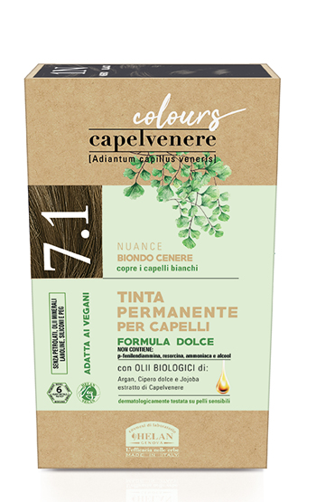 CAPELVENERE COLOURS TINTA CAPELLI 7,1N BIONDO CENERE - Farmacia Rossi2 - Farmacia Rossi 