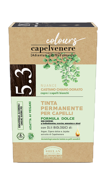 CAPELVENERE COLOURS TINTA CAPELLI 5,3N CASTANO CHIARO DORATO - Farmacia Rossi2 - Farmacia Rossi 