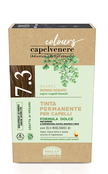 CAPELVENERE COLOURS TINTA CAPELLI 7,3N BIONDO DORATO - Farmacia Rossi2 - Farmacia Rossi 