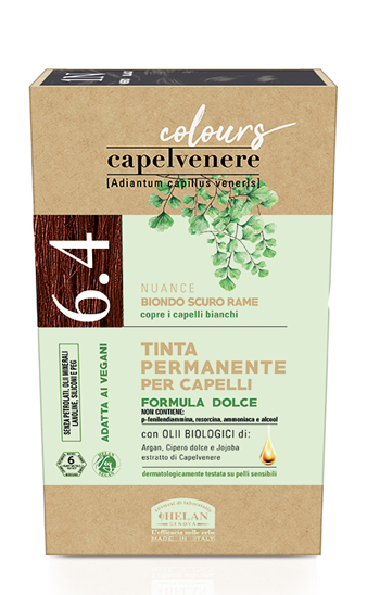 CAPELVENERE COLOURS TINTA CAPELLI 6,4N BIONDO SCURO RAME - Farmacia Rossi2 - Farmacia Rossi 