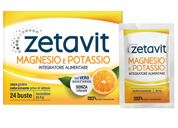 ZETAVIT MAGNESIO POTASSIO SENZA ZUCCHERO 24 BUSTINE DA 6 G - Farmacia Rossi2 - Farmacia Rossi 