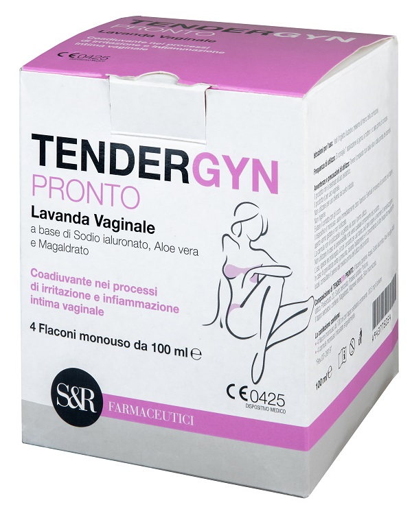 TENDERGYN PRONTO LAVANDA VAGINALE A BASE DI SODIO IALURONATO ALOE VERA E MAGARLDRATO 4X100 ML - Farmacia Rossi2 - Farmacia Rossi 