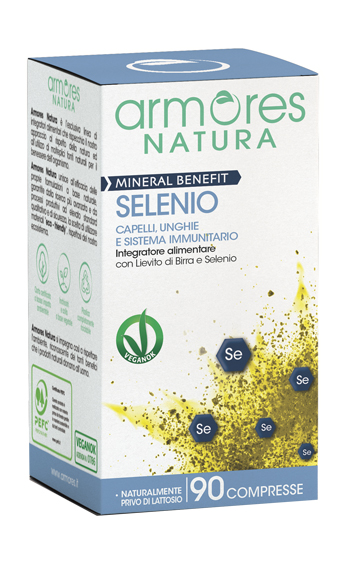ARMORES MINERAL BENEFIT SELENIO 90 COMPRESSE - Farmacia Rossi2 - Farmacia Rossi 