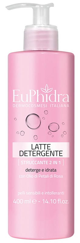 EUPHIDRA LATTE DETERGENTE STRUCCANTE 2IN1 400 ML - Farmacia Rossi2 - Farmacia Rossi 