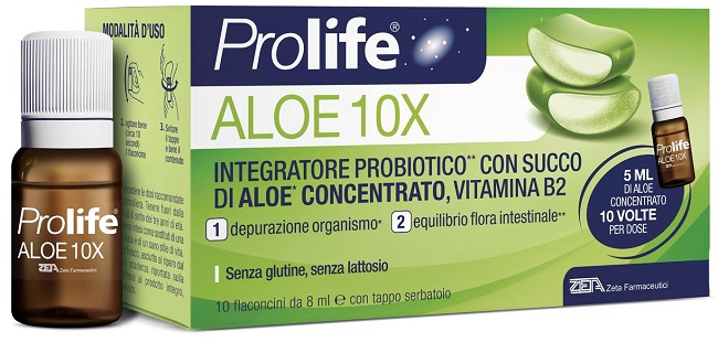 PROLIFE ALOE 10 FLACONI X 8 ML - Farmacia Rossi2 - Farmacia Rossi 
