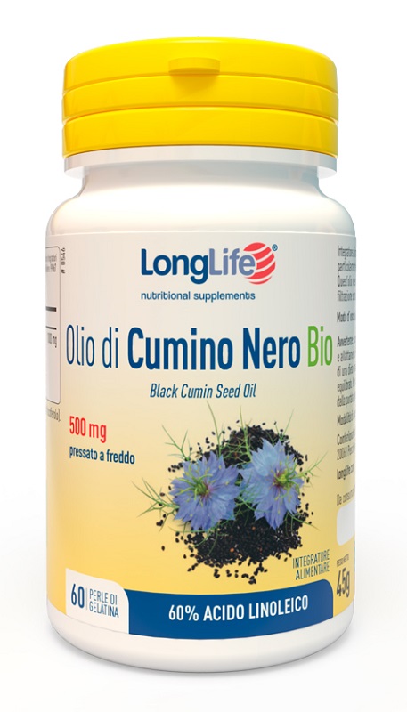 LONGLIFE OLIO CUMINO BIO 60 PERLE - Farmacia Rossi2 - Farmacia Rossi 