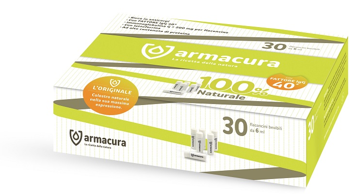 ARMACURA COLOSTRO 100% 30 FLACONCINI BEVIBILI - Farmacia Rossi2 - Farmacia Rossi 