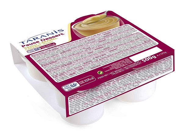 TARANIS PAUSA DESSERT CARAMELLO 4 X 125 G - Farmacia Rossi2 - Farmacia Rossi 