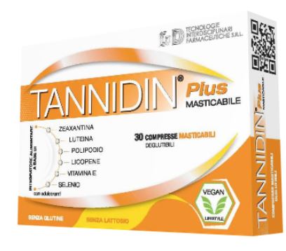 TANNIDIN PLUS 30 COMPRESSE MASTICABILI - Farmacia Rossi2 - Farmacia Rossi 
