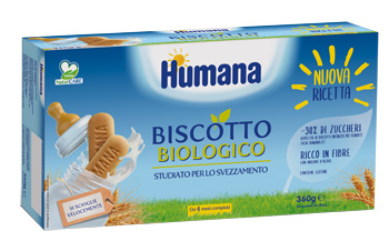 HUMANA BISCOTTO BABY BIO 2 SACCHETTI DA 180 G - Farmacia Rossi2 - Farmacia Rossi 