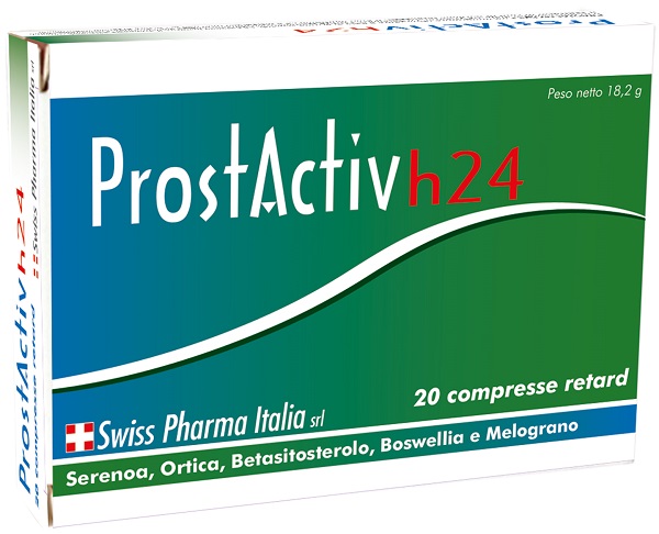 PROSTACTIV H24 20 COMPRESSE RETARD - Farmacia Rossi2 - Farmacia Rossi 