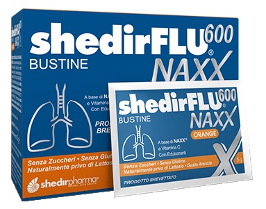 SHEDIRFLU 600 NAXX ARANCIA SENZA ZUCCHERI 20 BUSTINE - Farmacia Rossi2 - Farmacia Rossi 