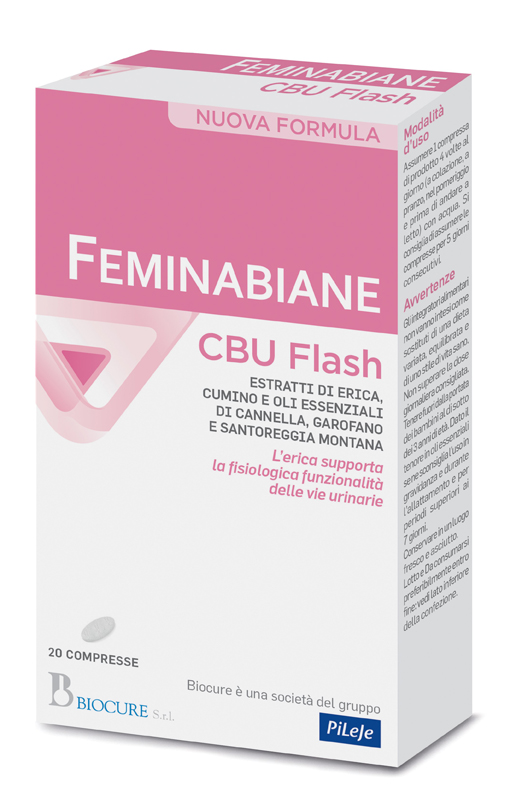 FEMINABIANE CBU FLASH 20 COMPRESSE NUOVA FORMULA - Farmacia Rossi2 - Farmacia Rossi 