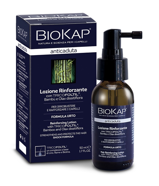 BIOKAP LOZIONE RINFORZANTE ANTICADUTA CON TRICOFOLTIL NUOVA FORMULA 50 ML - Farmacia Rossi2 - Farmacia Rossi 