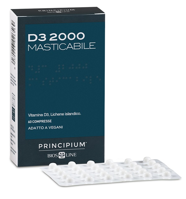 PRINCIPIUM D3 2000 VEGETALE 60 COMPRESSE - Farmacia Rossi2 - Farmacia Rossi 