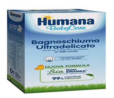 HUMANA BABY CARE BAGNOSCHIUMA 200 ML - Farmacia Rossi2 - Farmacia Rossi 