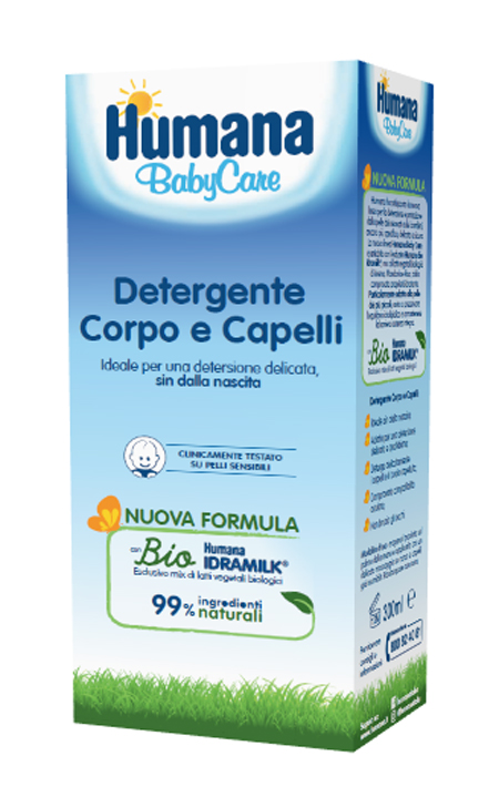 HUMANA BABY CARE DETERGENTE CORPO&CAPELLI 300 ML - Farmacia Rossi2 - Farmacia Rossi 