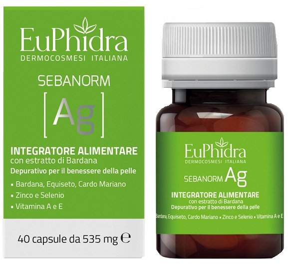 EUPHIDRA SEBANORM AG 40 CAPSULE - Farmacia Rossi2 - Farmacia Rossi 
