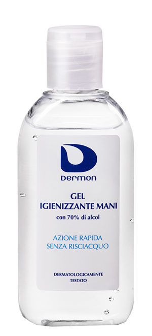 DERMON GEL IGIENIZZANTE MANI 100 ML 70% ALCOOL - Farmacia Rossi2 - Farmacia Rossi 