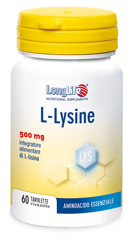 LONGLIFE L-LYSINE 500MG 60 TAVOLETTE - Farmacia Rossi2 - Farmacia Rossi 