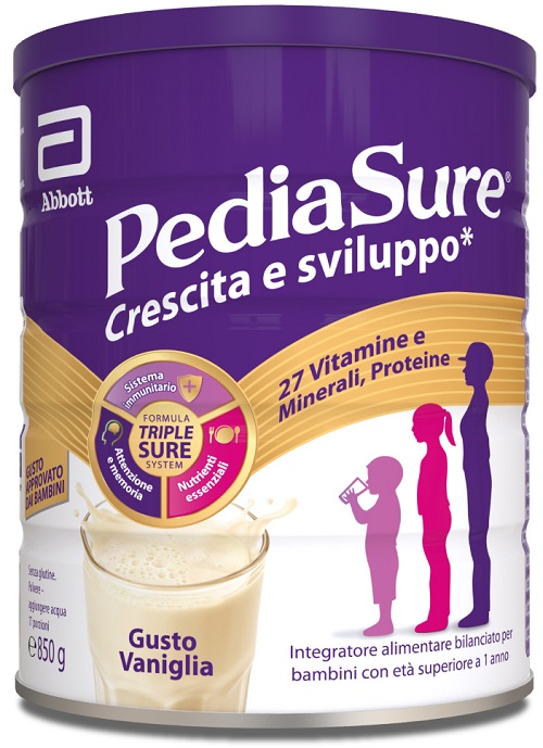 PEDIASURE CRESCITA&SVILUPPO RINFORZA VANIGLIA 850 G - Farmacia Rossi2 - Farmacia Rossi 