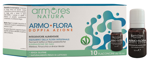ARMORES ARMO FLORA DOPPIA AZIONE 10 FLACONCINI DA 10 ML - Farmacia Rossi2 - Farmacia Rossi 