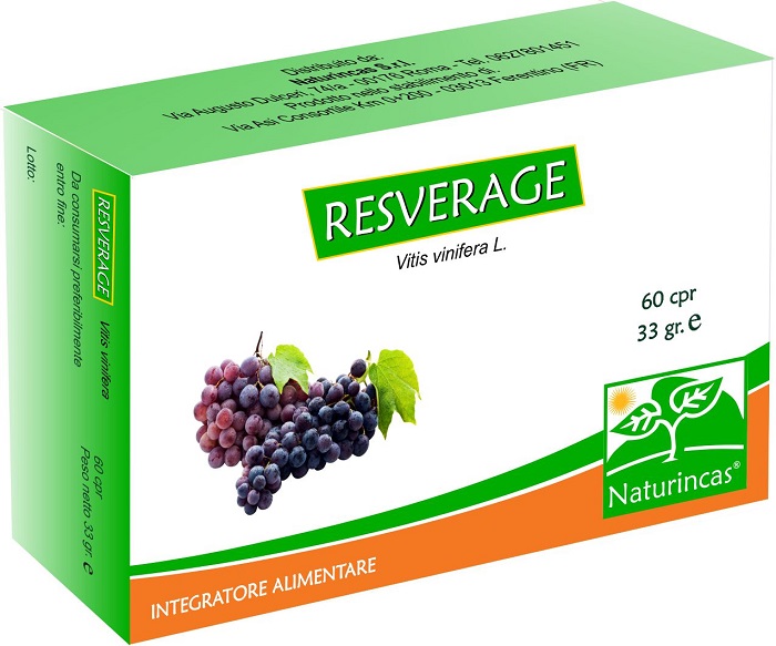 RESVERAGE NATURINCAS 60 CAPSULE - Farmacia Rossi2 - Farmacia Rossi 