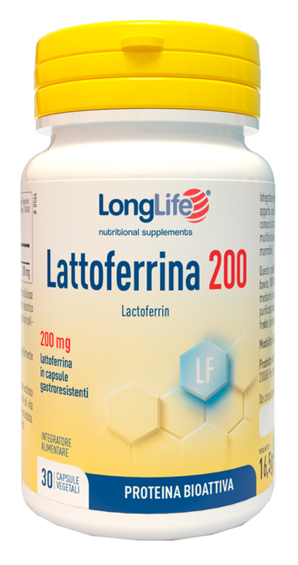 LONGLIFE LATTOFERRINA200 30 CAPSULE GASTRORESISTENTI - Farmacia Rossi2 - Farmacia Rossi 