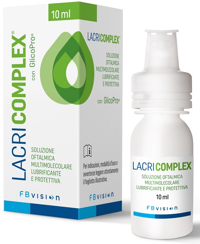 LACRICOMPLEX SOLUZIONE OFTALMICA MULTIMOLECOLARE LUBRIFICANTE PROTETTIVA 10 ML - Farmacia Rossi2 - Farmacia Rossi 