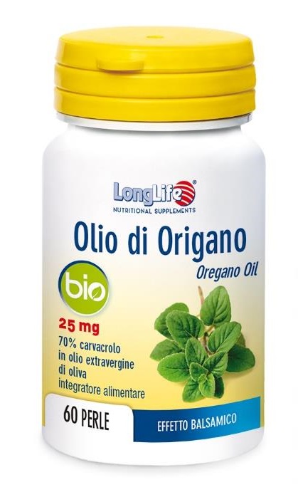 LONGLIFE OLIO ORIGANO BIO 60 PERLE - Farmacia Rossi2 - Farmacia Rossi 