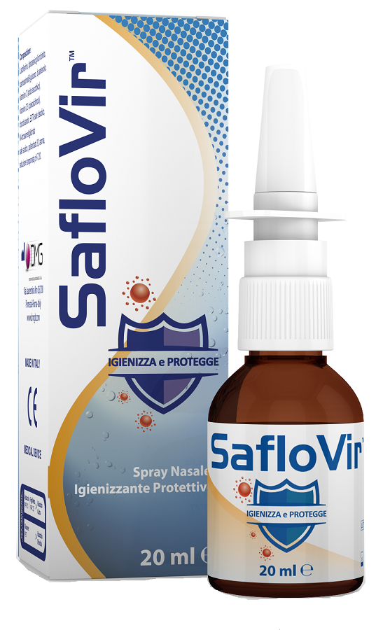 SAFLOVIR SPRAY NASALE IGIENIZZANTE PROTETTIVO 20 ML - Farmacia Rossi2 - Farmacia Rossi 
