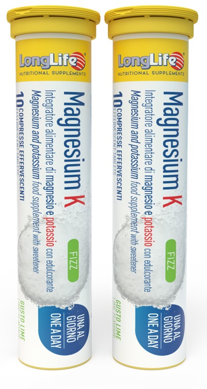 LONGLIFE MAGNESIUM K FIZZ 20 COMPRESSE EFFERVESCENTI - Farmacia Rossi2 - Farmacia Rossi 