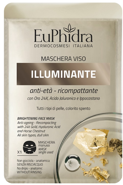 EUPHIDRA MASCHERA VISO ILLUMINANTE 1 PEZZO - Farmacia Rossi2 - Farmacia Rossi 