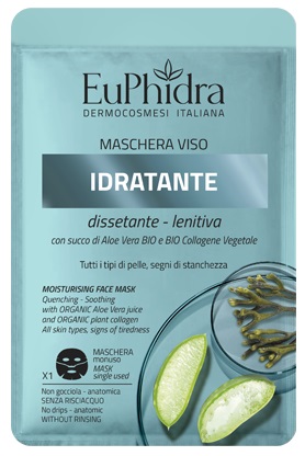 EUPHIDRA MASCHERA VISO IDRATANTE 1 PEZZO - Farmacia Rossi2 - Farmacia Rossi 
