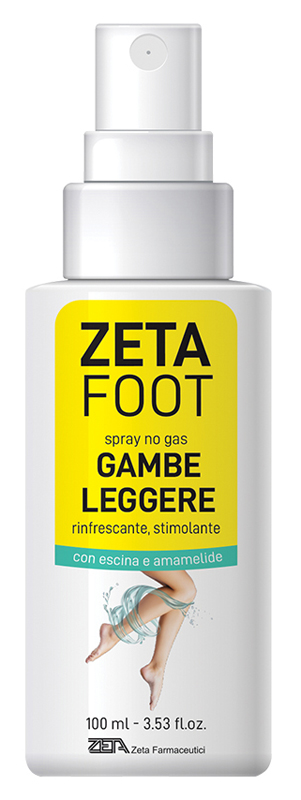 ZETAFOOT SPRAY NO GAS GAMBE LEGGERE 100 ML - Farmacia Rossi2 - Farmacia Rossi 