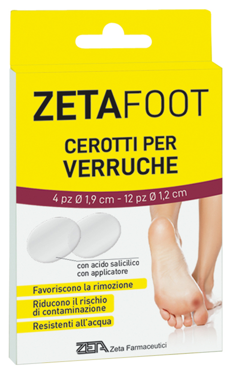 ZETAFOOT CEROTTO VERRUCHE ASSORTITE 16 PEZZI - Farmacia Rossi2 - Farmacia Rossi 
