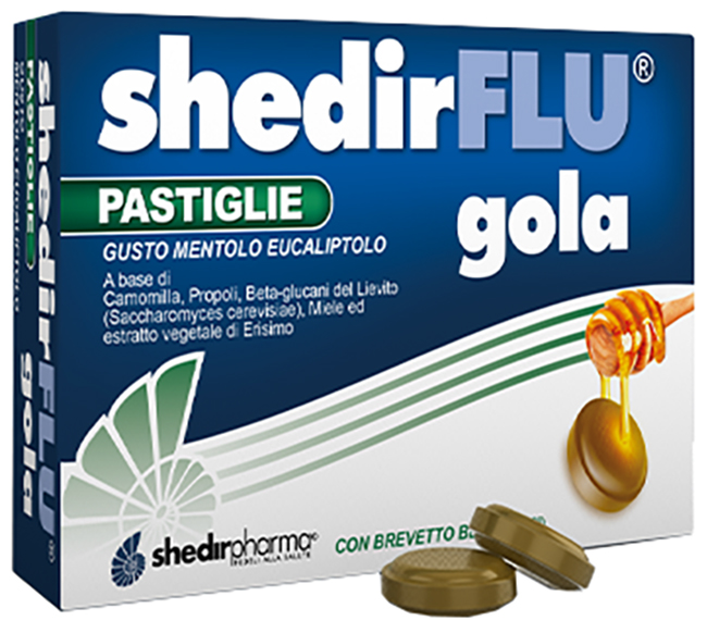 SHEDIRFLU GOLA MENTOLO/EUCALIPTO 48 PASTIGLIE - Farmacia Rossi2 - Farmacia Rossi 