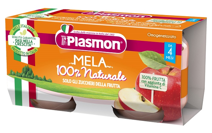 PLASMON OMOGENEIZZATO MELA 2 X 80 G - Farmacia Rossi2 - Farmacia Rossi 