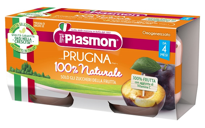 PLASMON OMOGENEIZZATO PRUGNA 2 X 80 G - Farmacia Rossi2 - Farmacia Rossi 