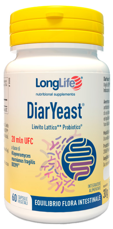 LONGLIFE DIARYEAST 60 CAPSULE VEGETALI - Farmacia Rossi2 - Farmacia Rossi 