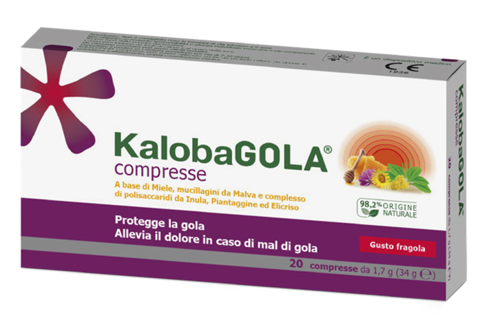 KALOBAGOLA 20 COMPRESSE FRAGOLA - Farmacia Rossi2 - Farmacia Rossi 