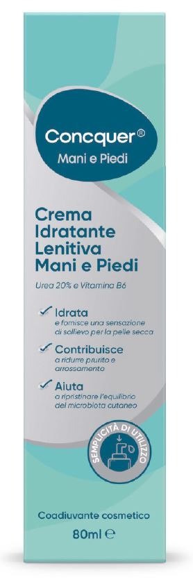 CONCQUER CREMA MANI/PIEDI 80 ML - Farmacia Rossi2 - Farmacia Rossi 